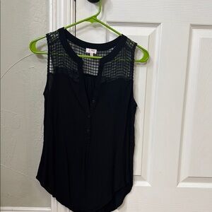 Black Sleeveless Top